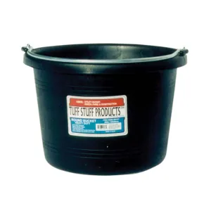 Tuff Stuff round bucket 8 qts - black