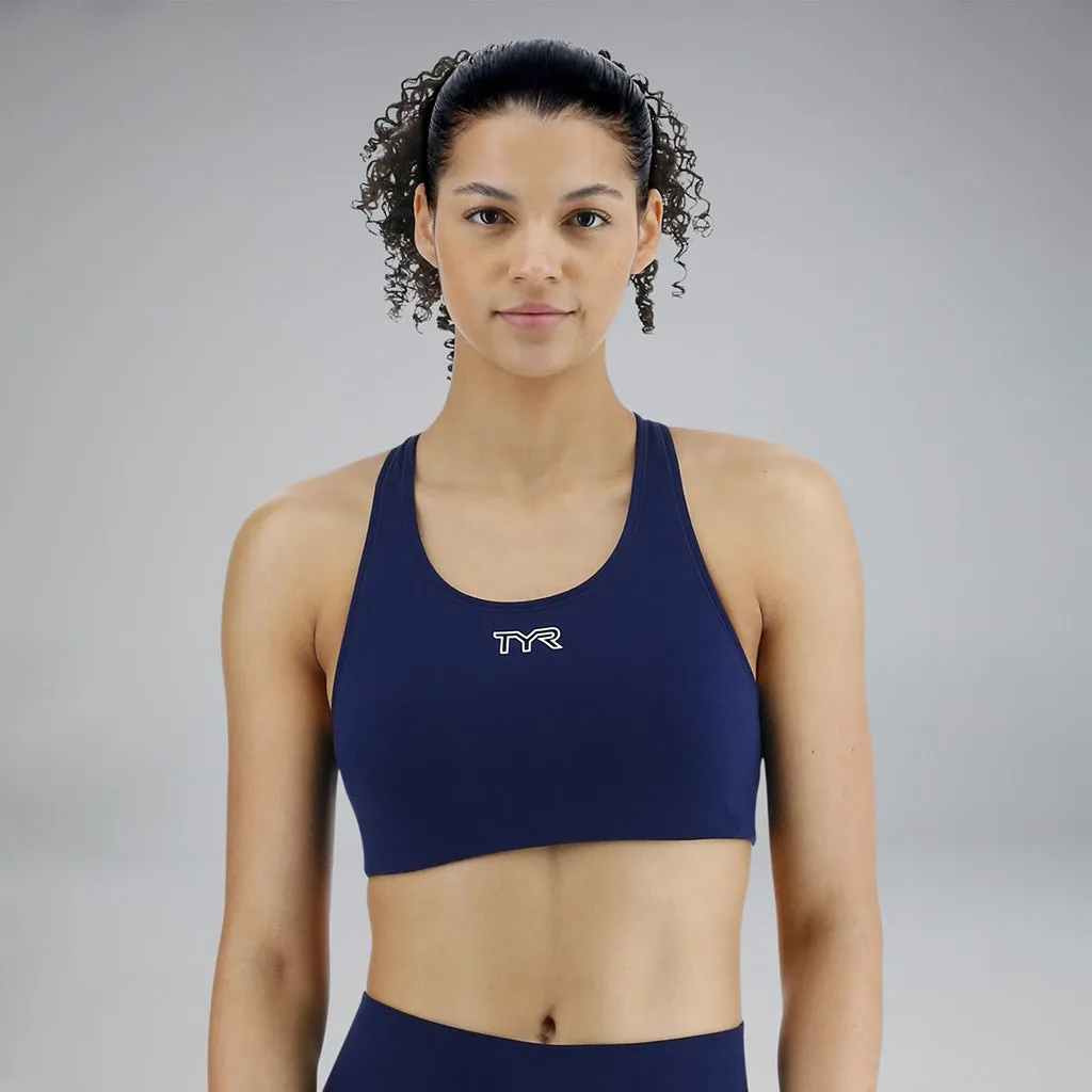 TYR Joule Elite™ Women's Classic Sports Bra - Solid Navy