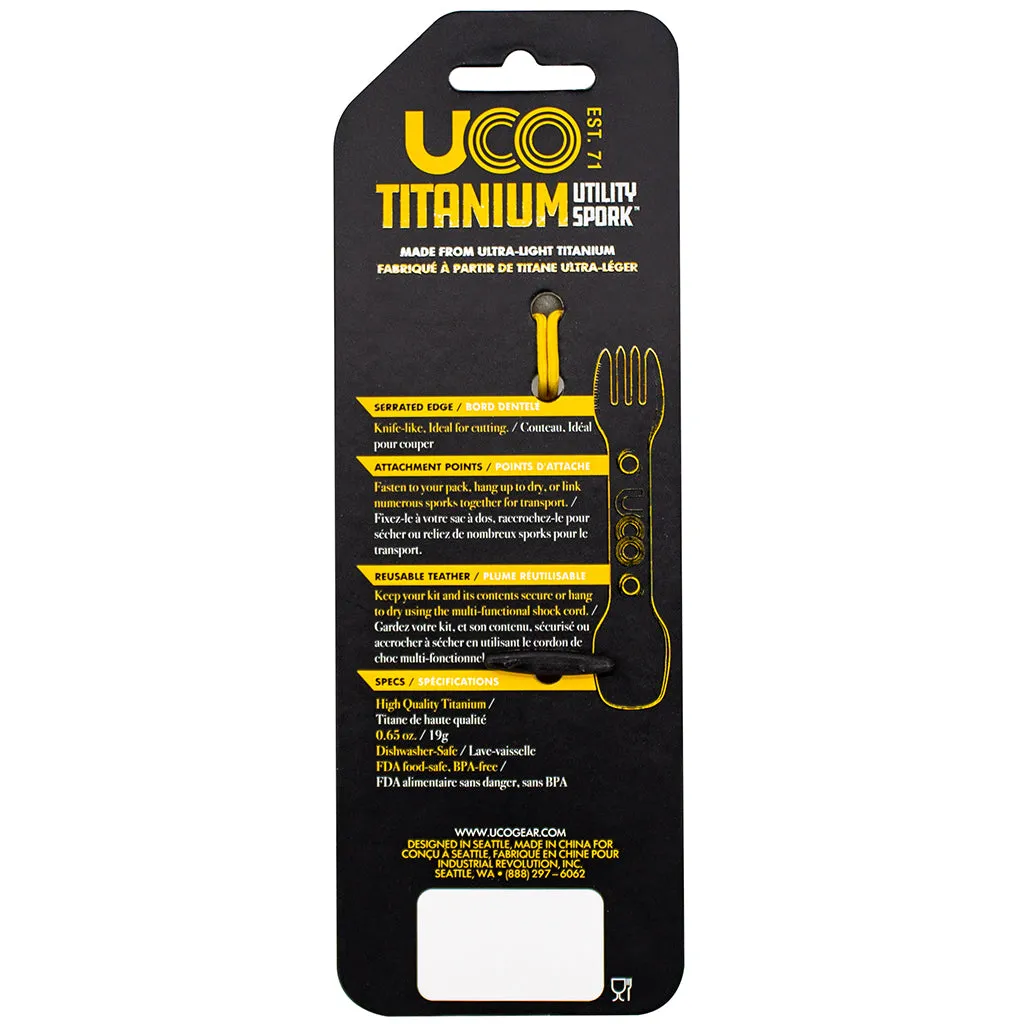 UCO Titanium Utility Spork