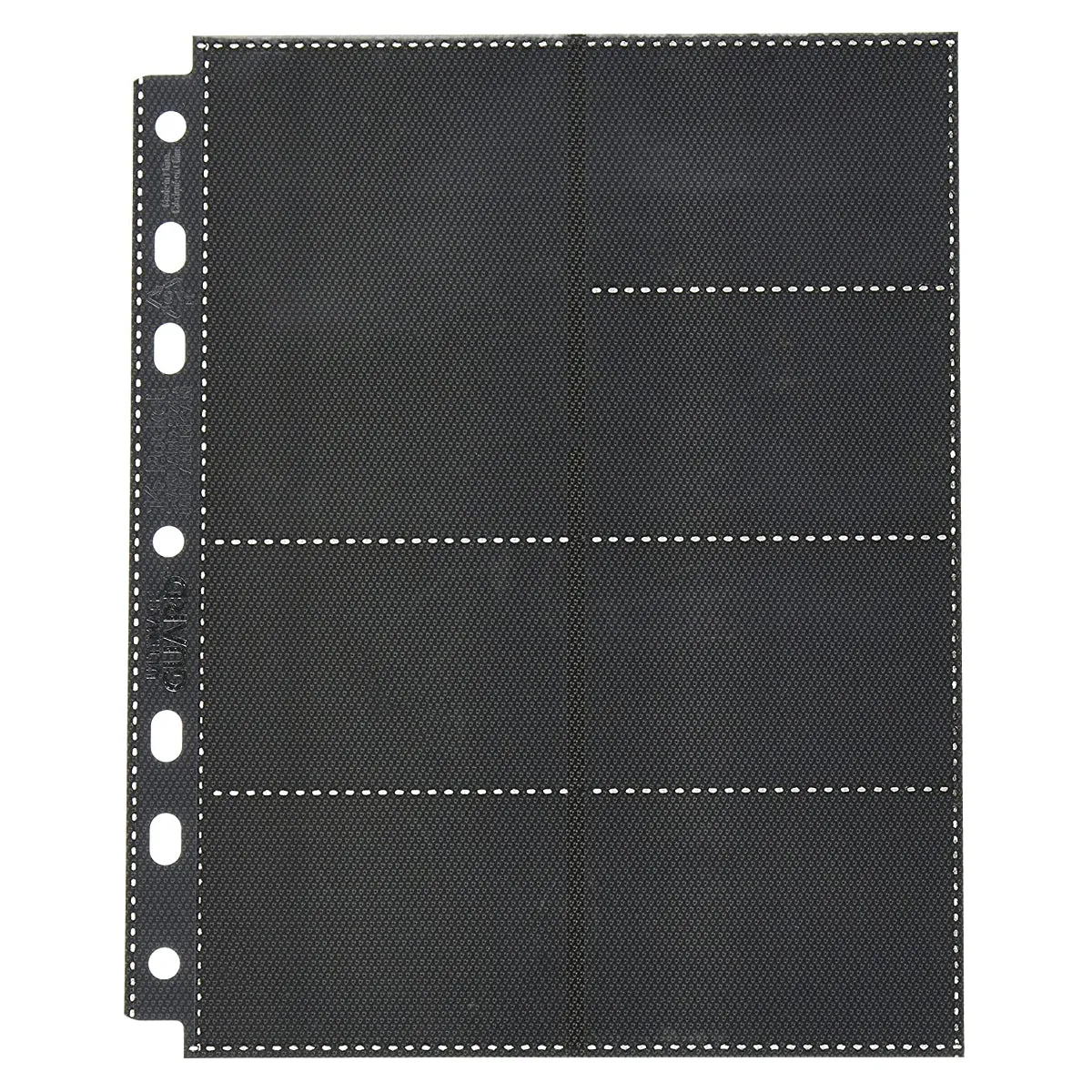 Ultimate Guard 14 Pocket Compact Pages Standard Size & Mini American Black 10ct