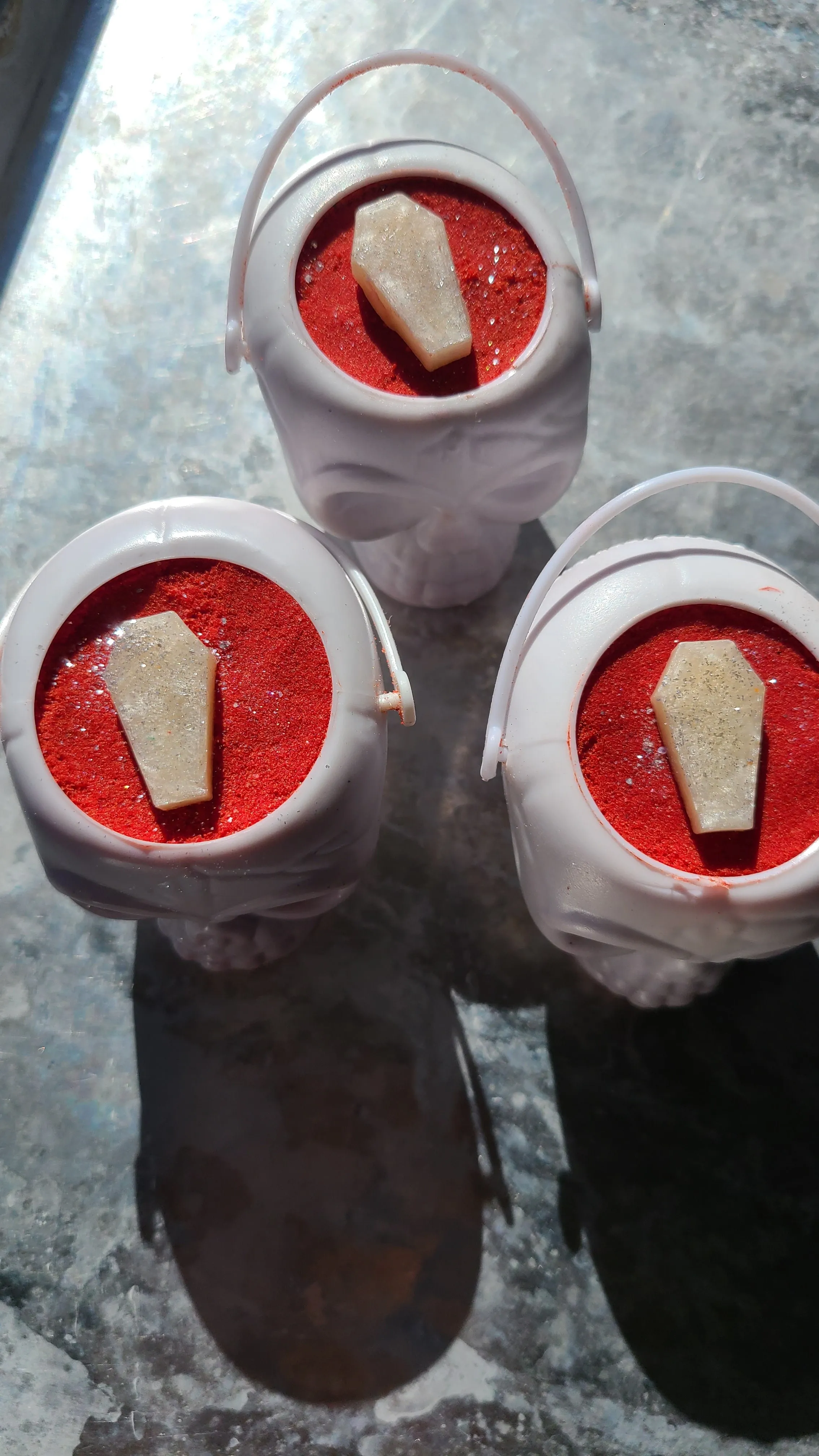 Unholy Skull bucket bath bomb