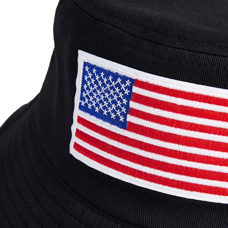 USA FLAG BUCKET HAT