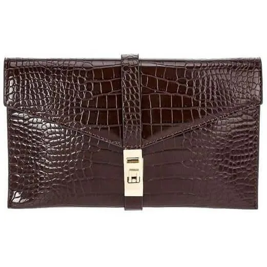 Vegan Clutch Handbag with Strap