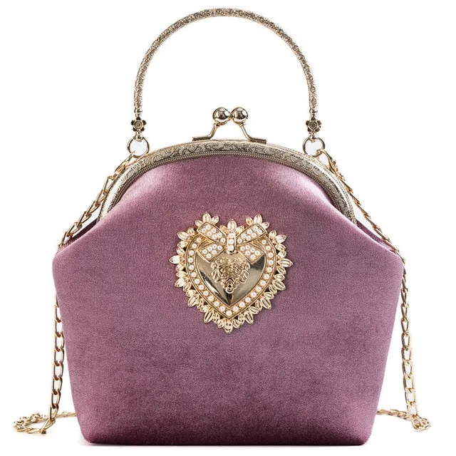 Velvet Pearl Heart