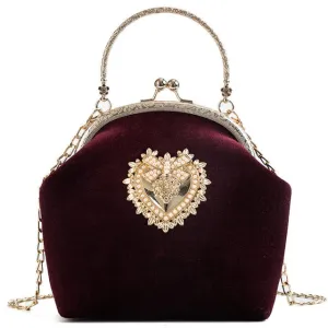 Velvet Pearl Heart