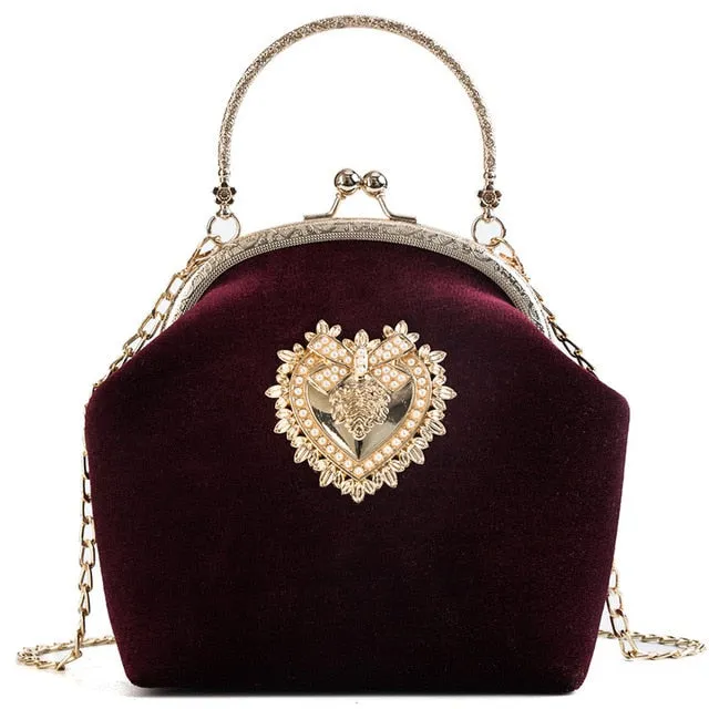 Velvet Pearl Heart