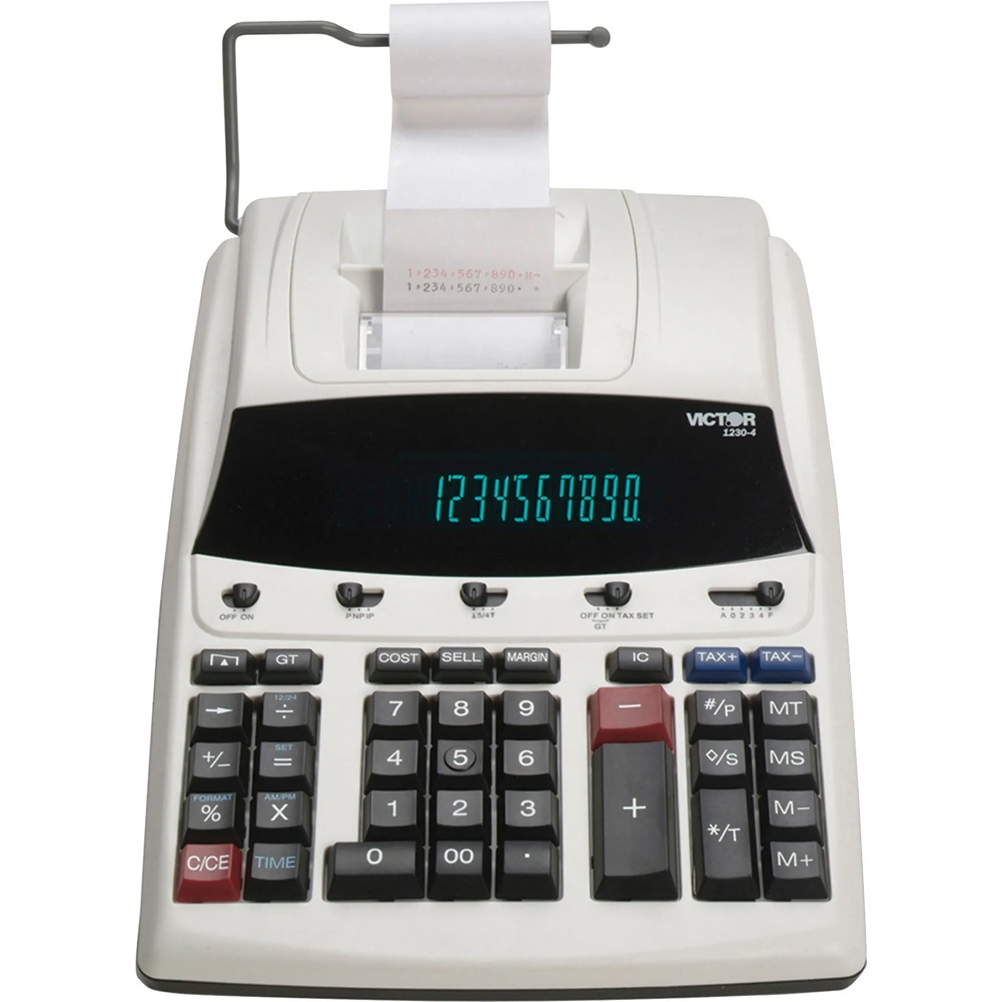 Victor 1230-4 12 Digit Commercial Printing Calculator