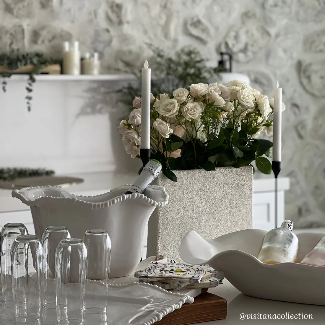 Vida Nube Oval Centerpiece-Extra Large