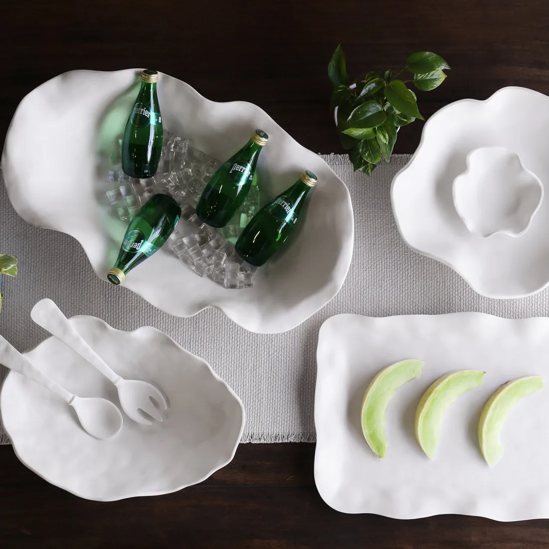 Vida Nube Oval Centerpiece-Extra Large