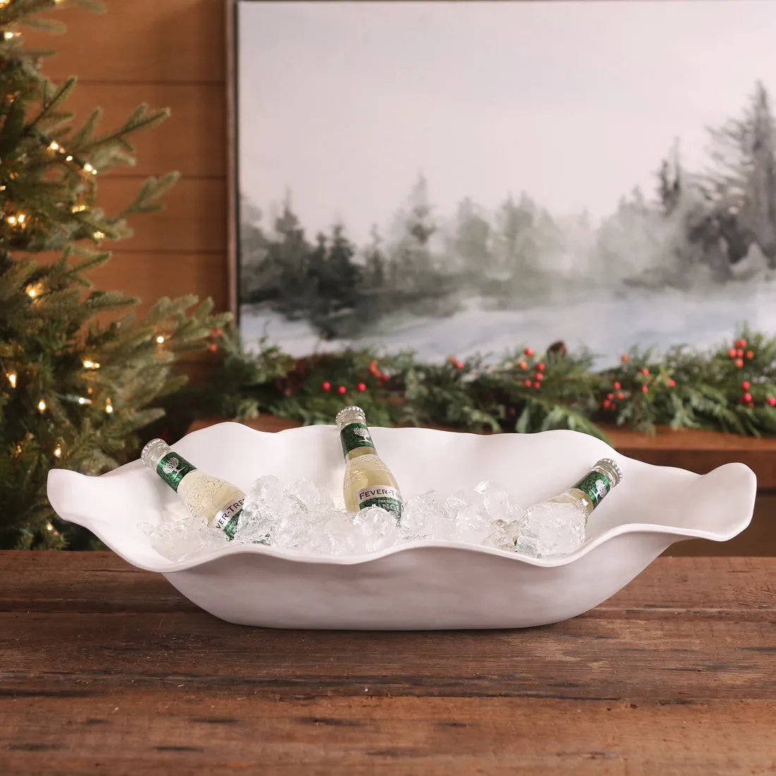 Vida Nube Oval Centerpiece-Extra Large