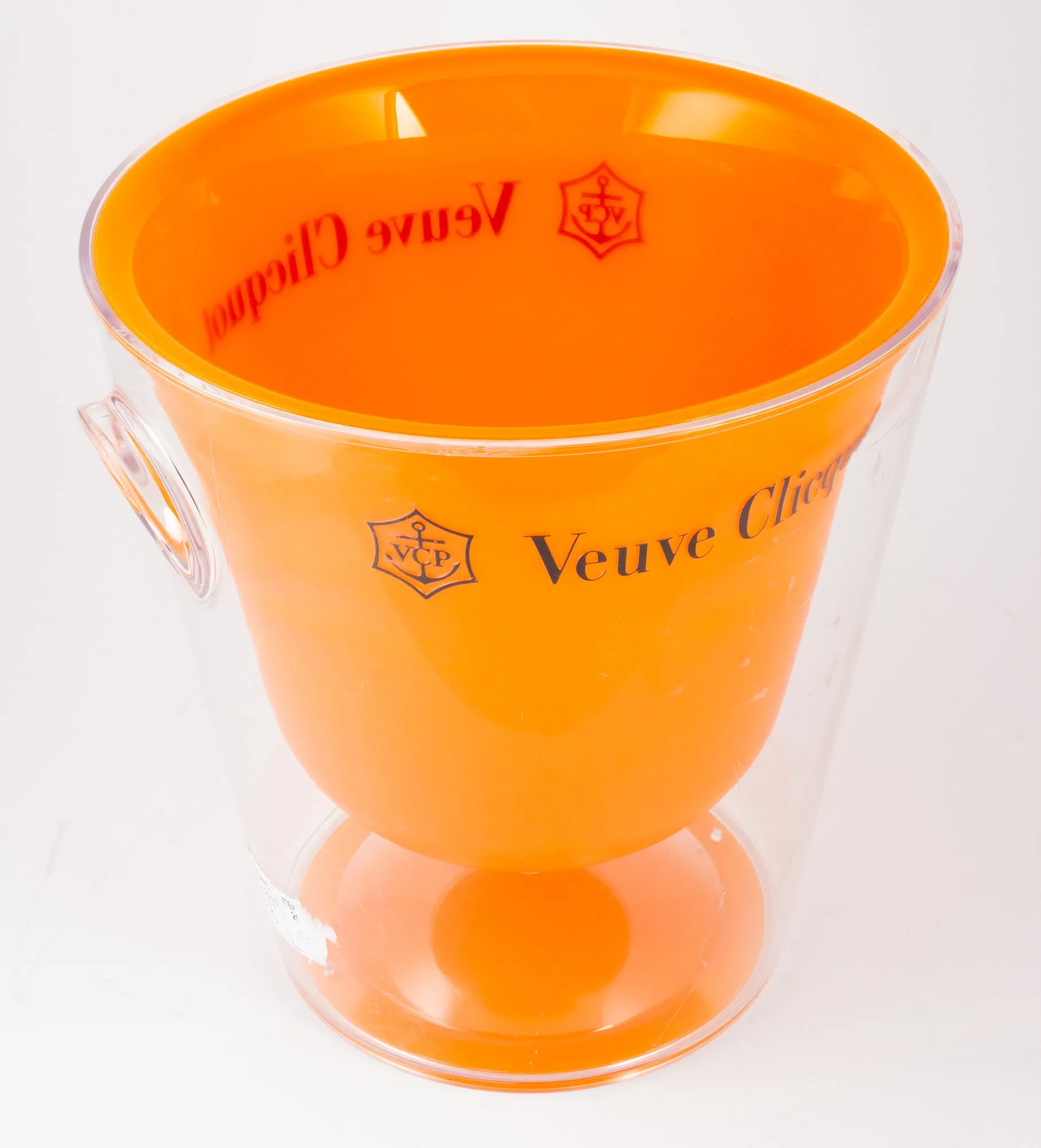 Vintage Acrylic Veuve Clicquot Insulated Ice Bucket