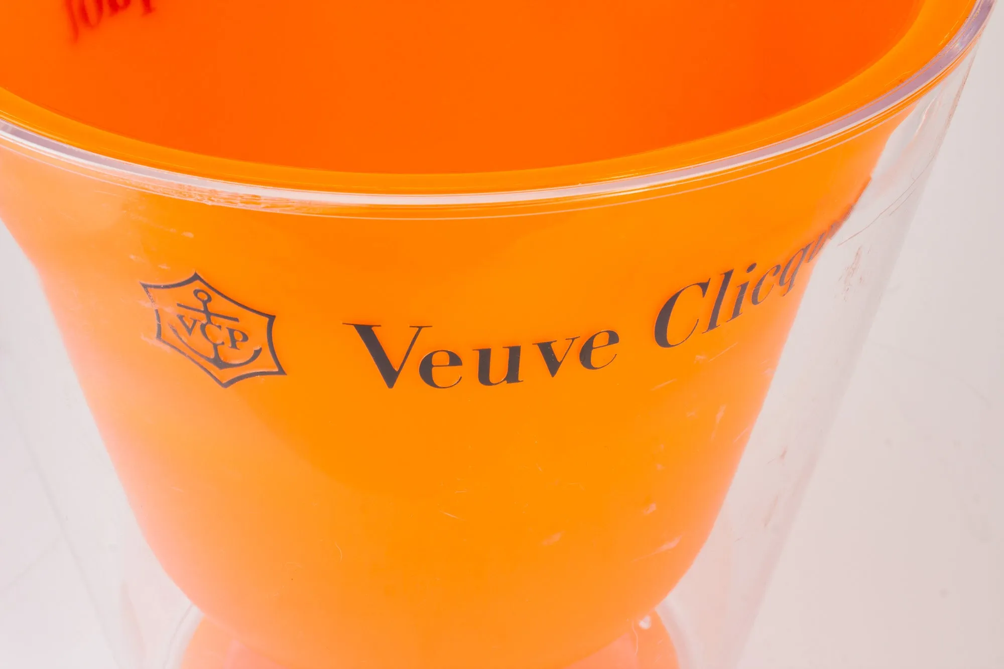 Vintage Acrylic Veuve Clicquot Insulated Ice Bucket