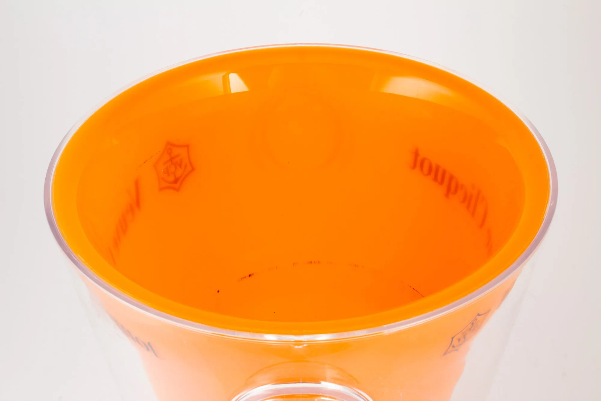 Vintage Acrylic Veuve Clicquot Insulated Ice Bucket