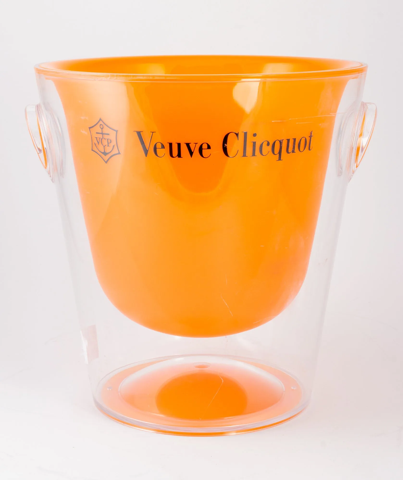 Vintage Acrylic Veuve Clicquot Insulated Ice Bucket