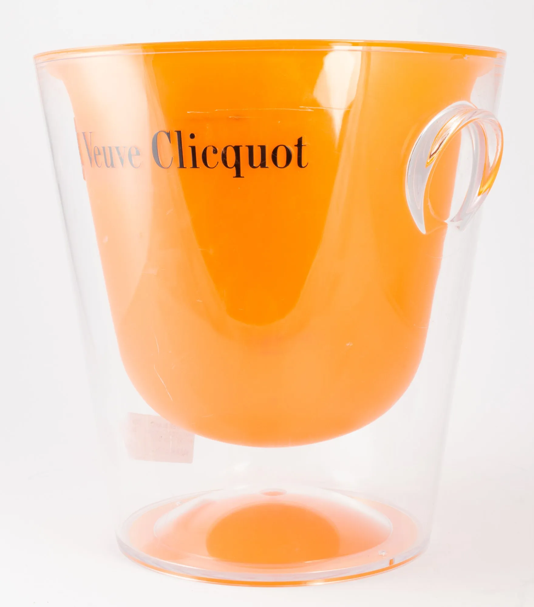 Vintage Acrylic Veuve Clicquot Insulated Ice Bucket