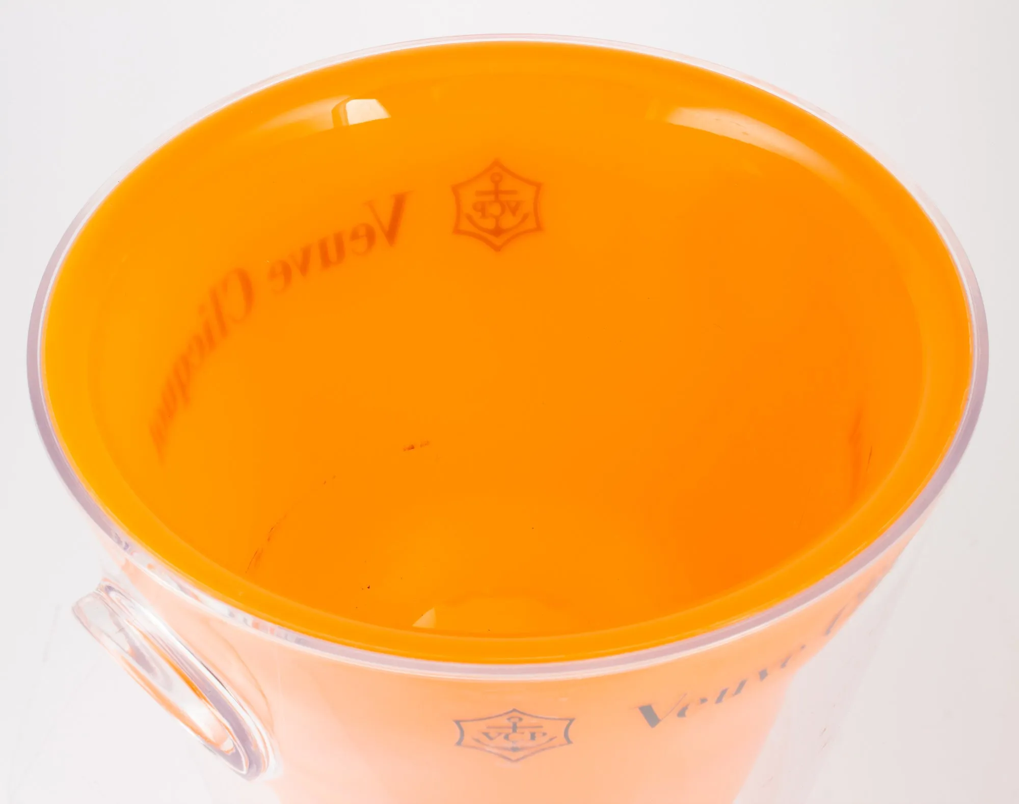 Vintage Acrylic Veuve Clicquot Insulated Ice Bucket