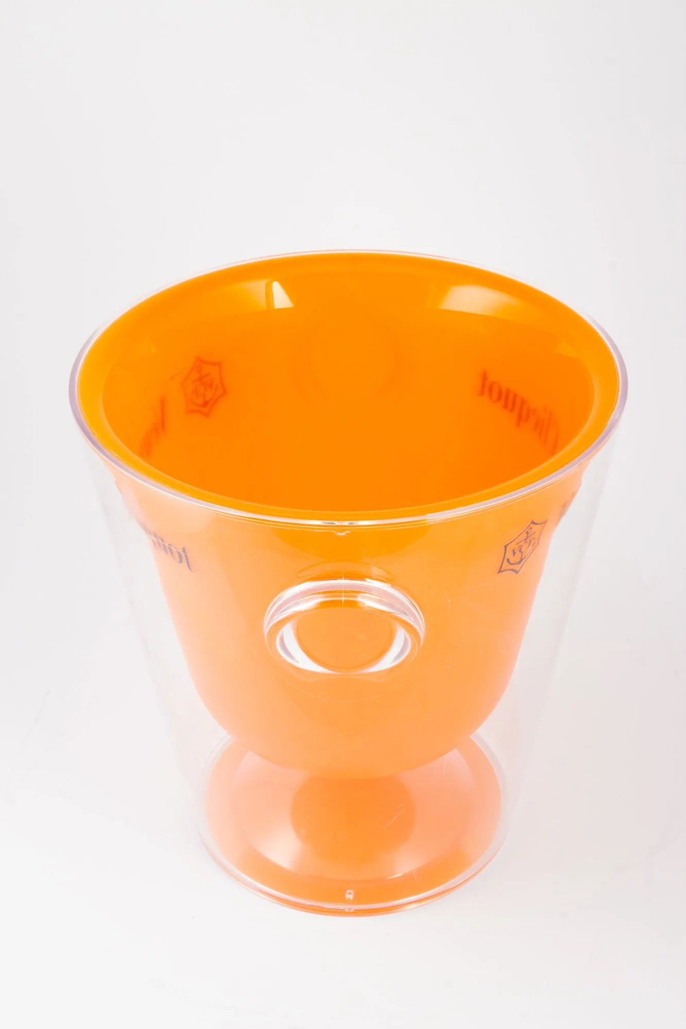 Vintage Acrylic Veuve Clicquot Insulated Ice Bucket