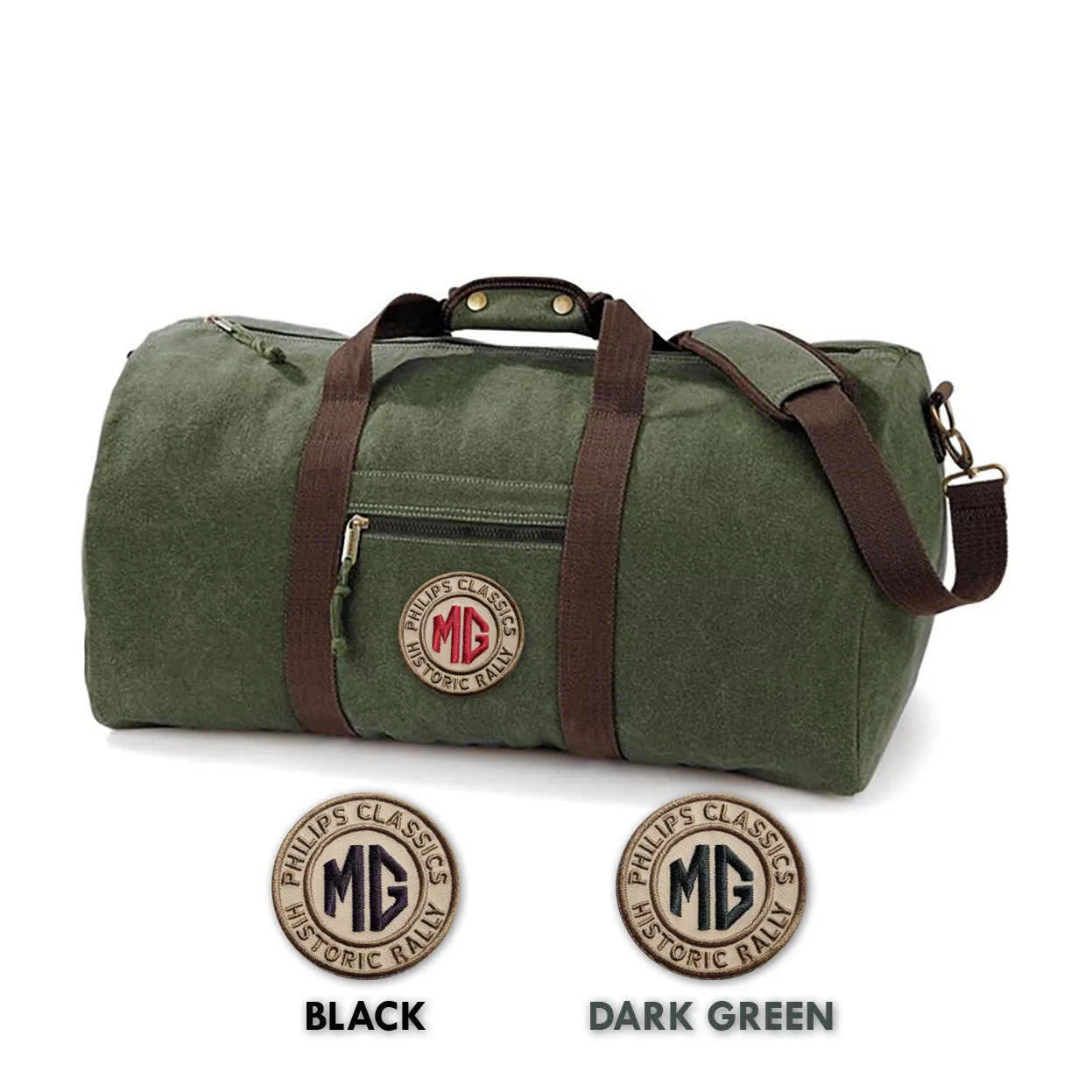 VINTAGE CANVAS TRAVEL BAG - MG/ HISTORIC RALLY