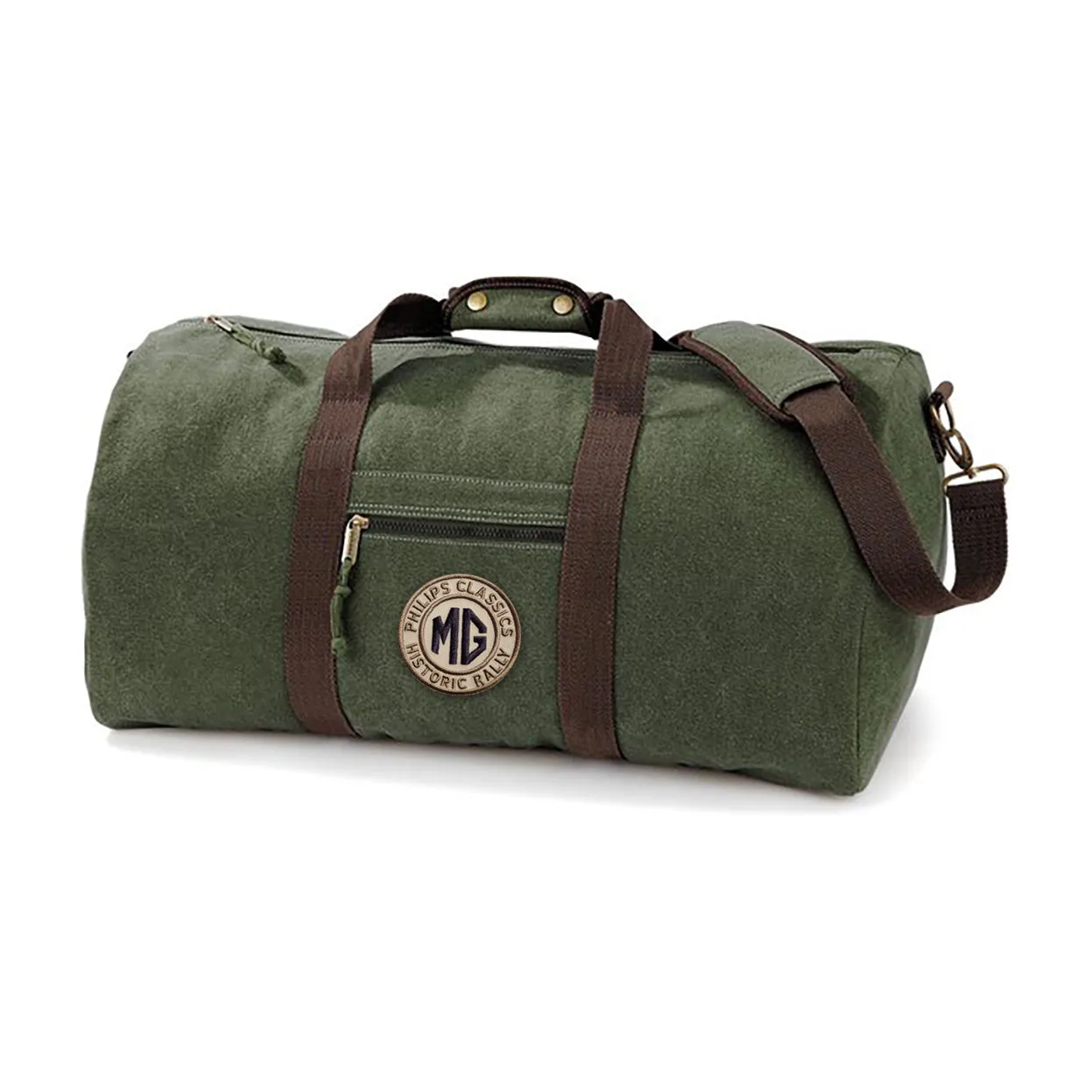 VINTAGE CANVAS TRAVEL BAG - MG/ HISTORIC RALLY