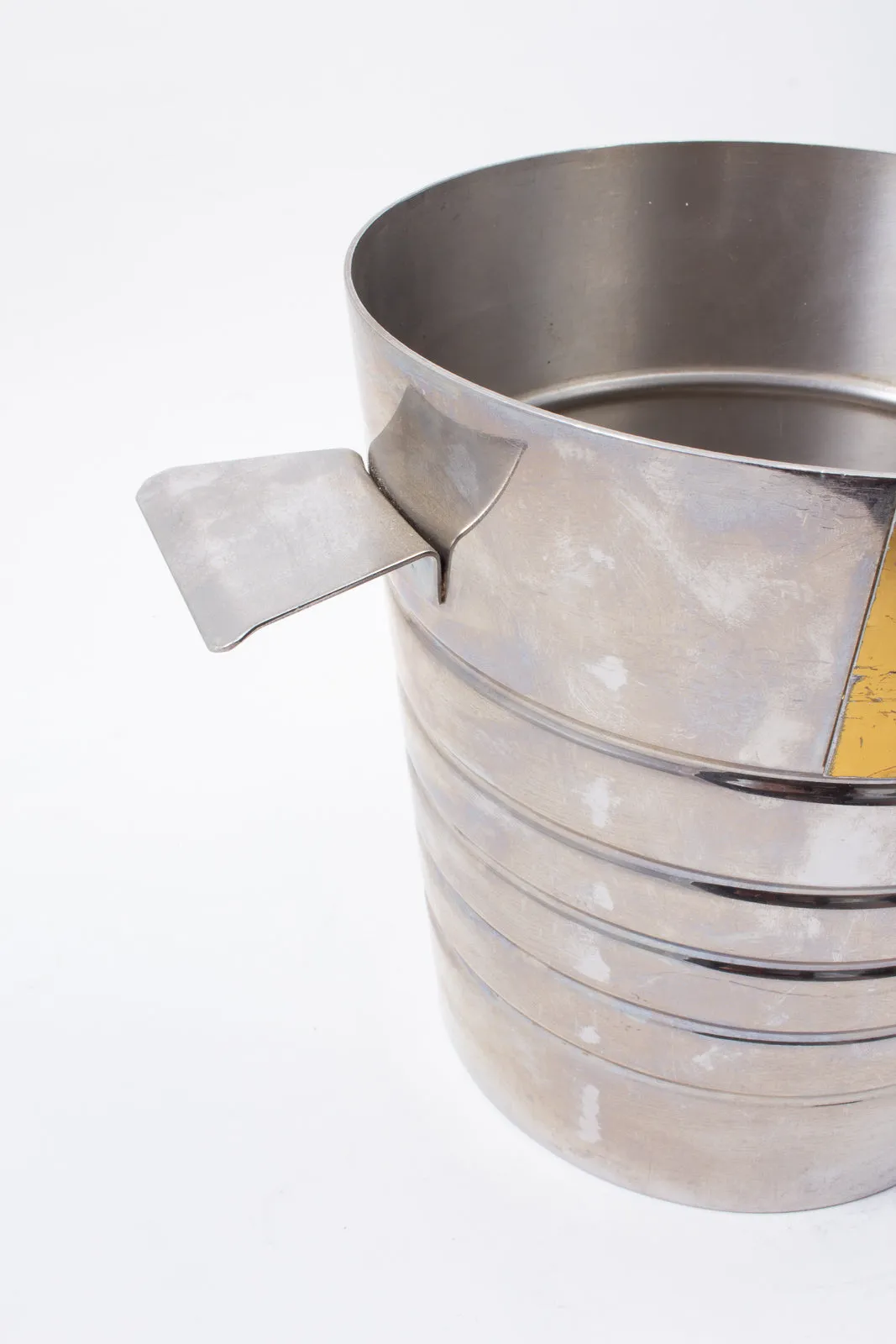 Vintage Stainless Steel Paul Bocuse Champagne Bucket found in France