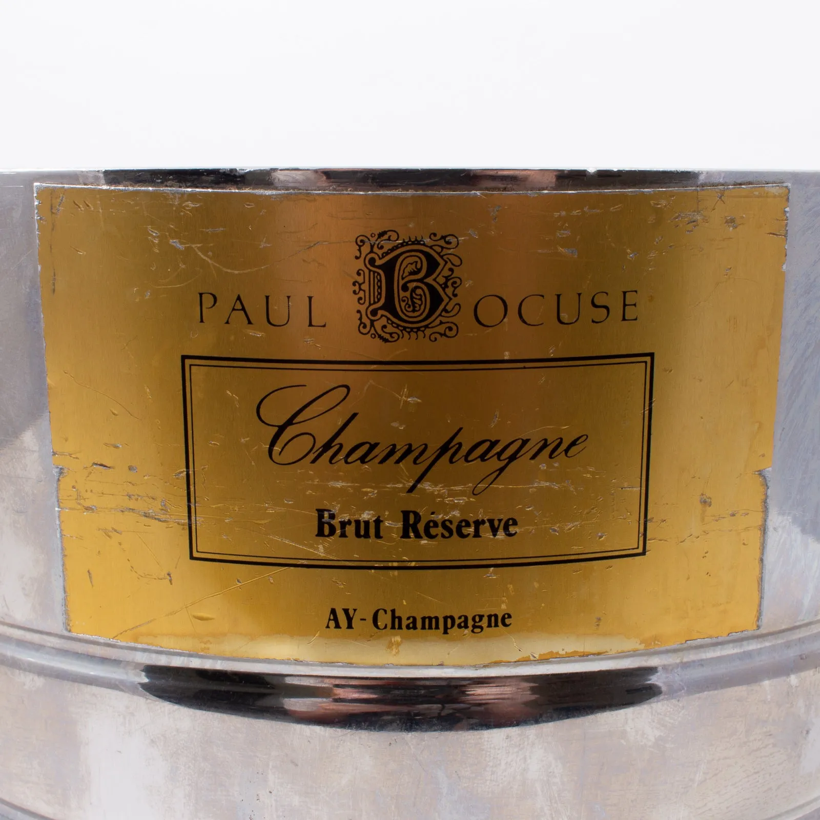 Vintage Stainless Steel Paul Bocuse Champagne Bucket found in France