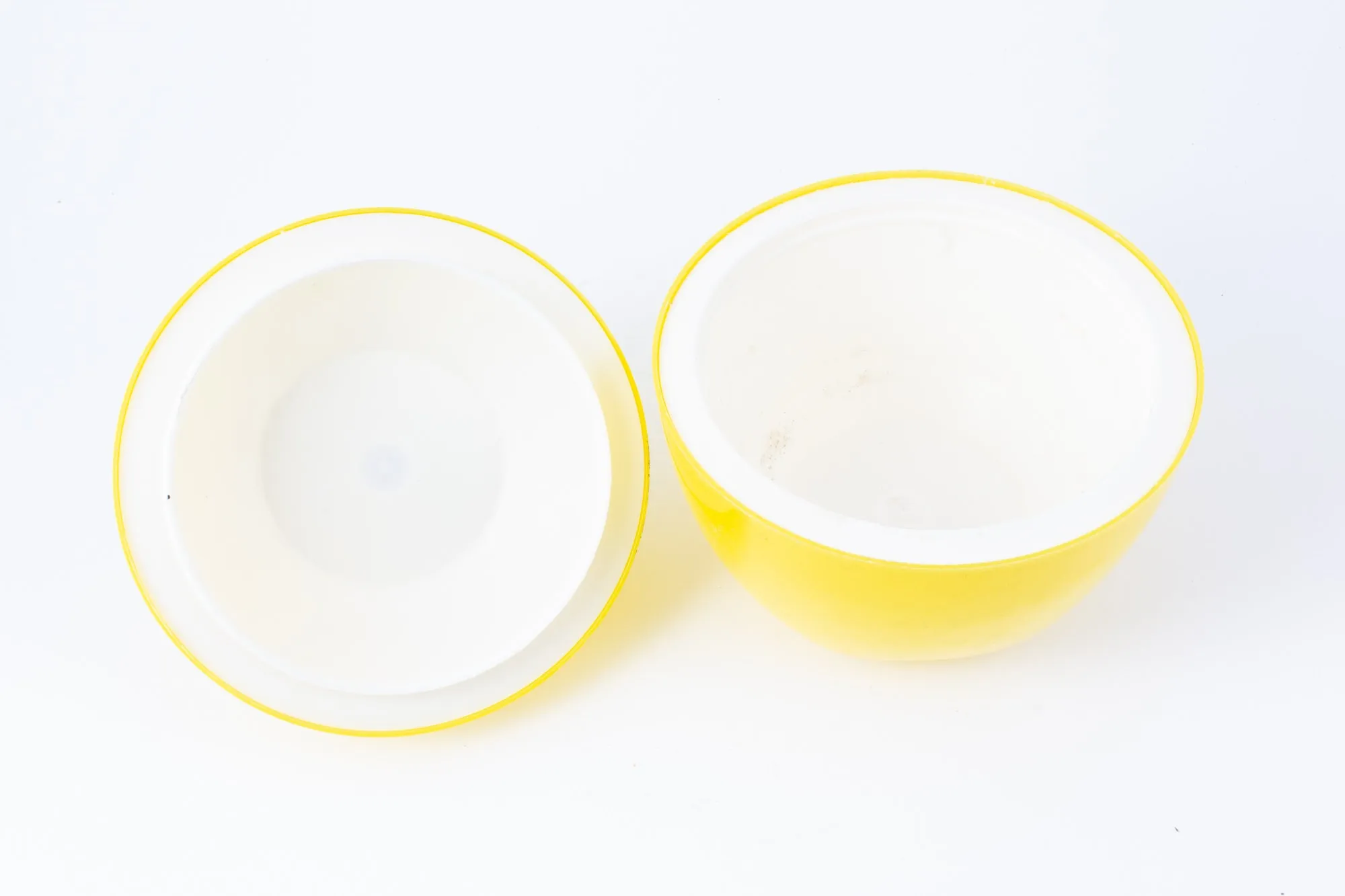 Vintage Yellow Apple Insulated Ice Bucket found in France