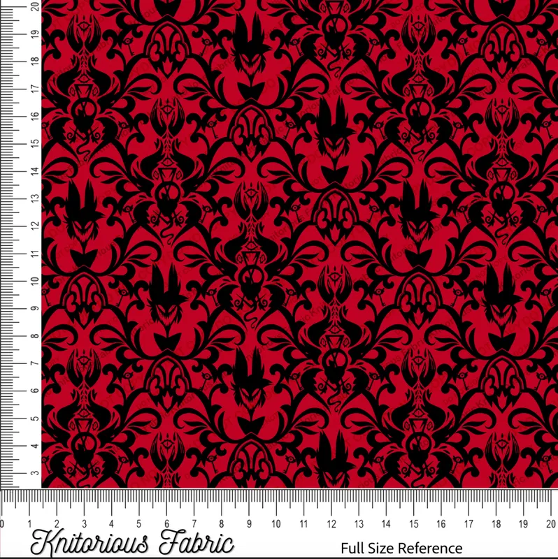 *VINYL Pre-Order* Hella Damask - Black and Red