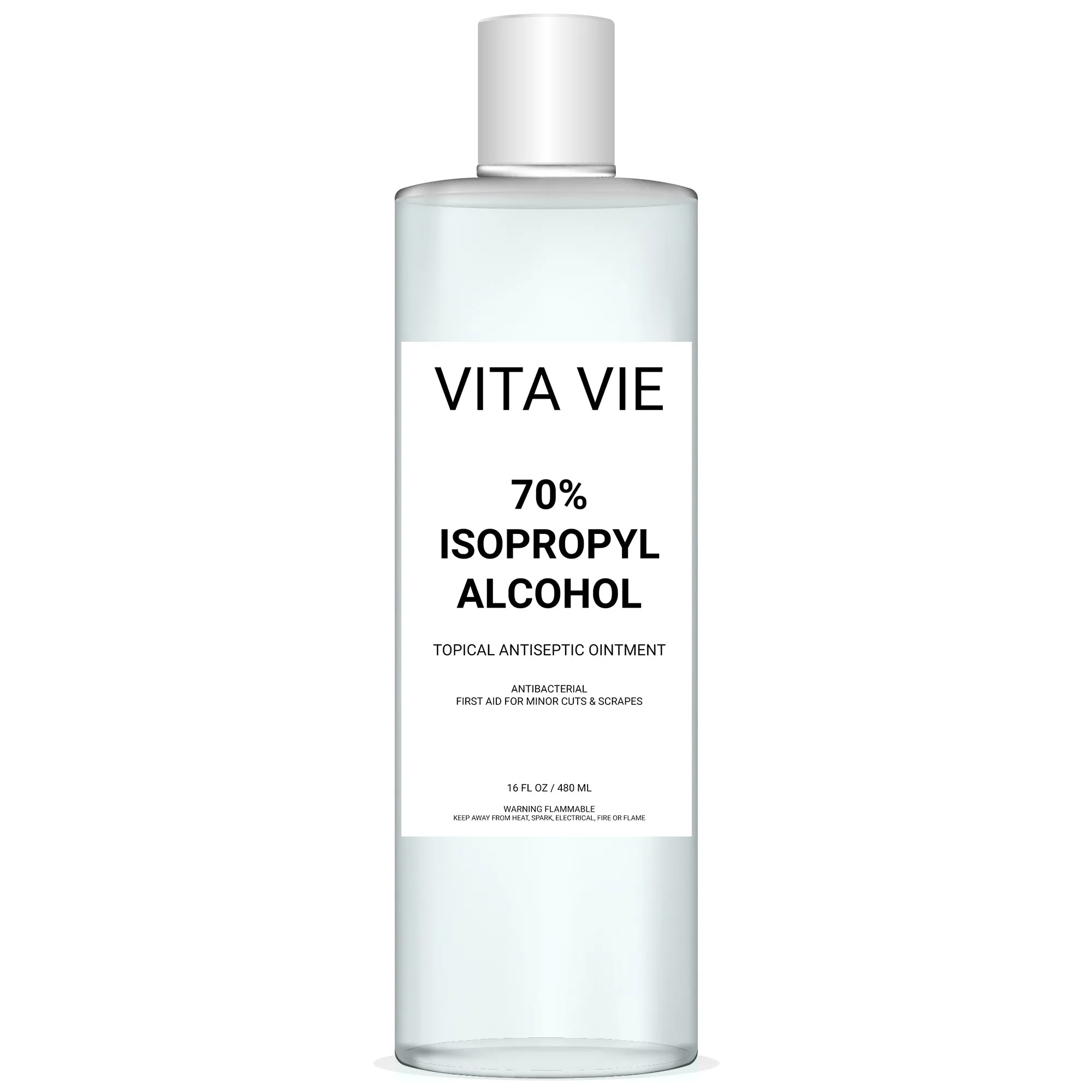 Vita Vie Rubbing Alcohol, 70% Isopropyl Alcohol
