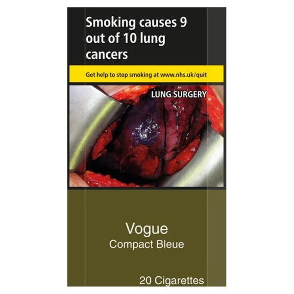 Vogue Compact Bleue Cigarettes