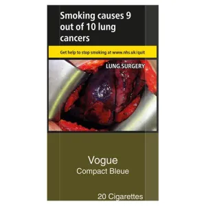 Vogue Compact Bleue Cigarettes
