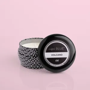 Volcano Signature Black Mini Tin Candle