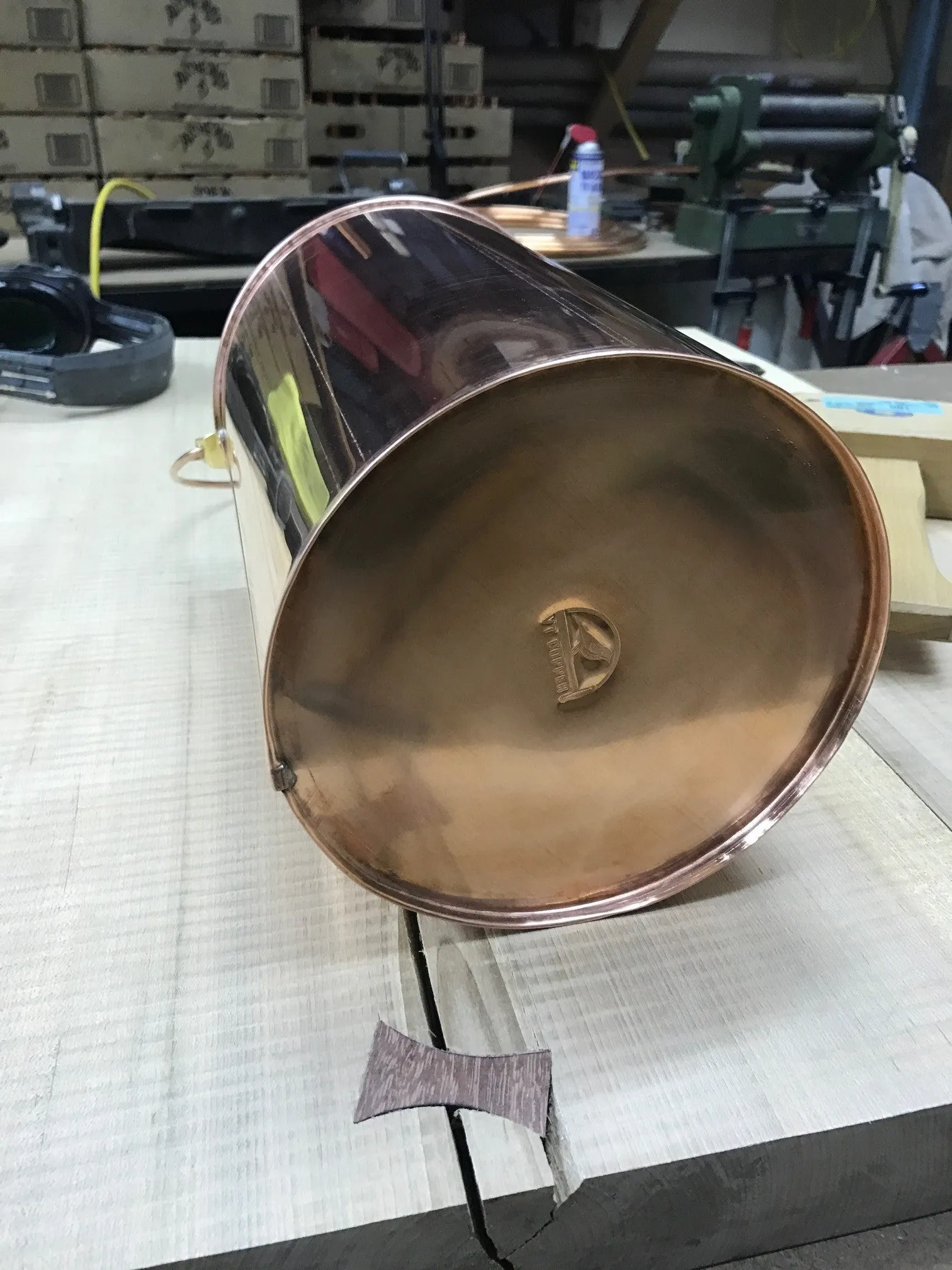 VT Copper Bucket