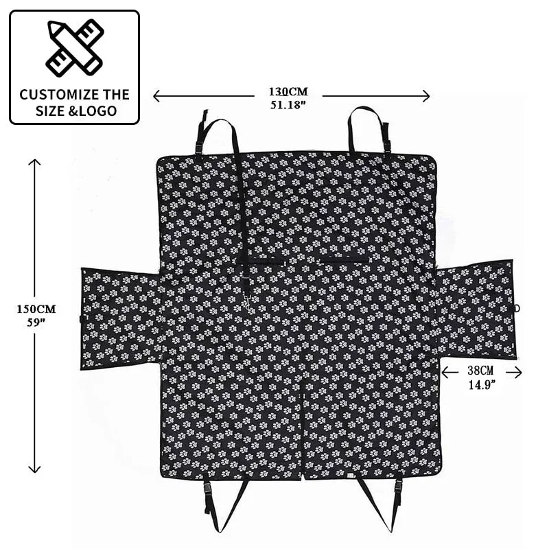 Waterproof Car Backseat Protector Mat