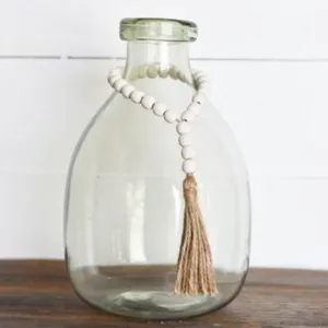 White Tassel Beads