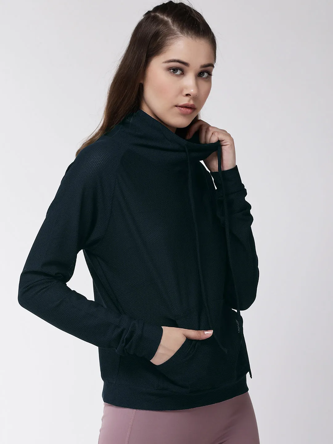 Women's Active Turtle Neck Top