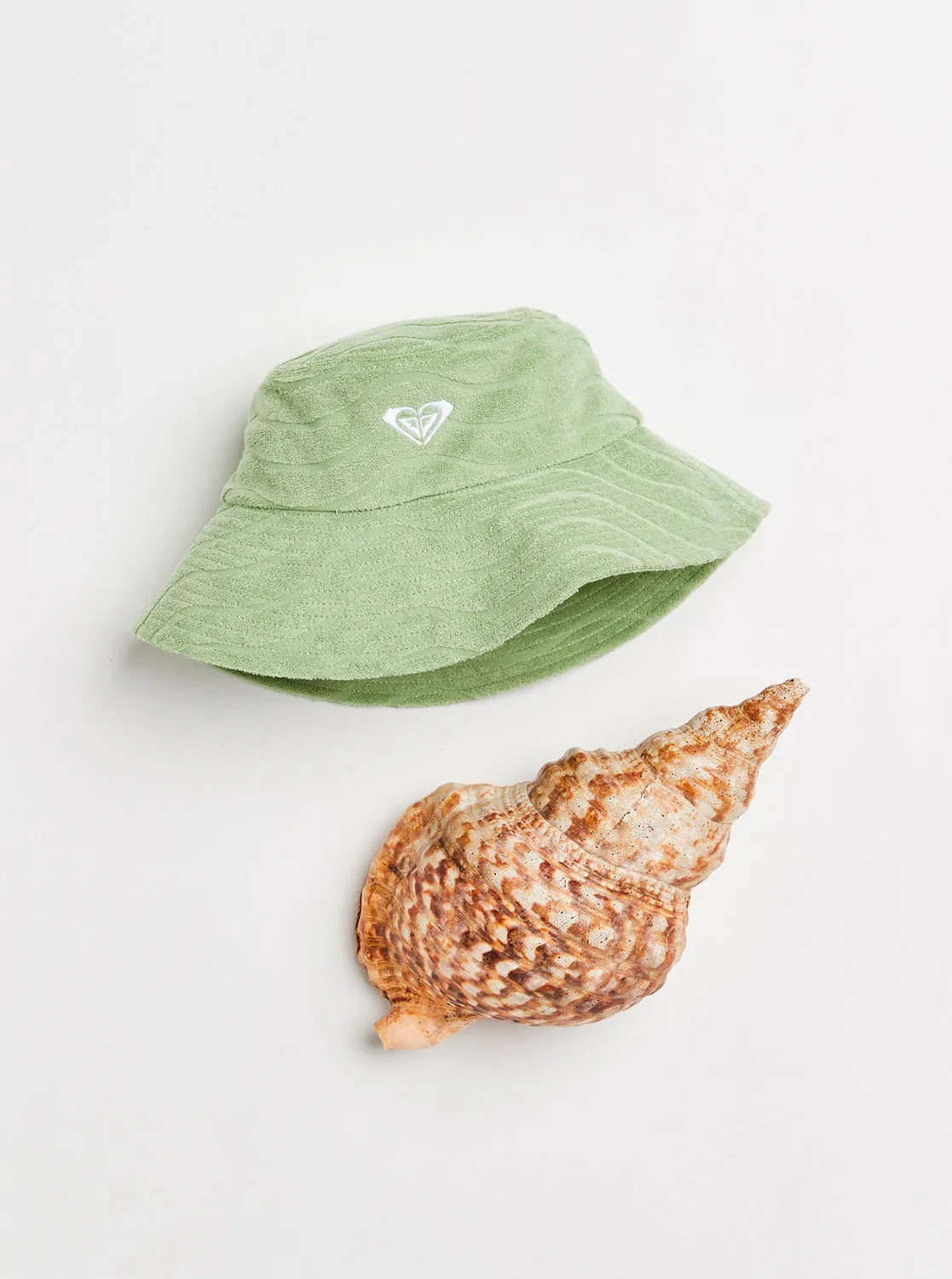 Womens Sunny Palm Bucket Hat