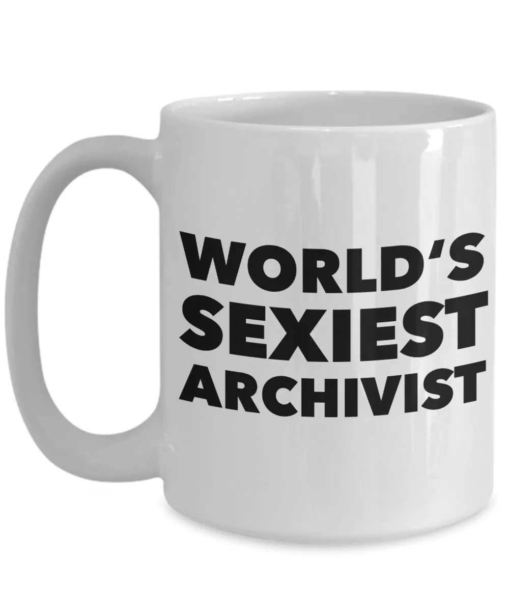 World's Sexiest Archivist Mug Gift Ceramic Coffee Cup