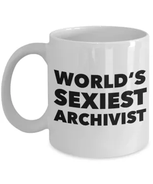 World's Sexiest Archivist Mug Gift Ceramic Coffee Cup