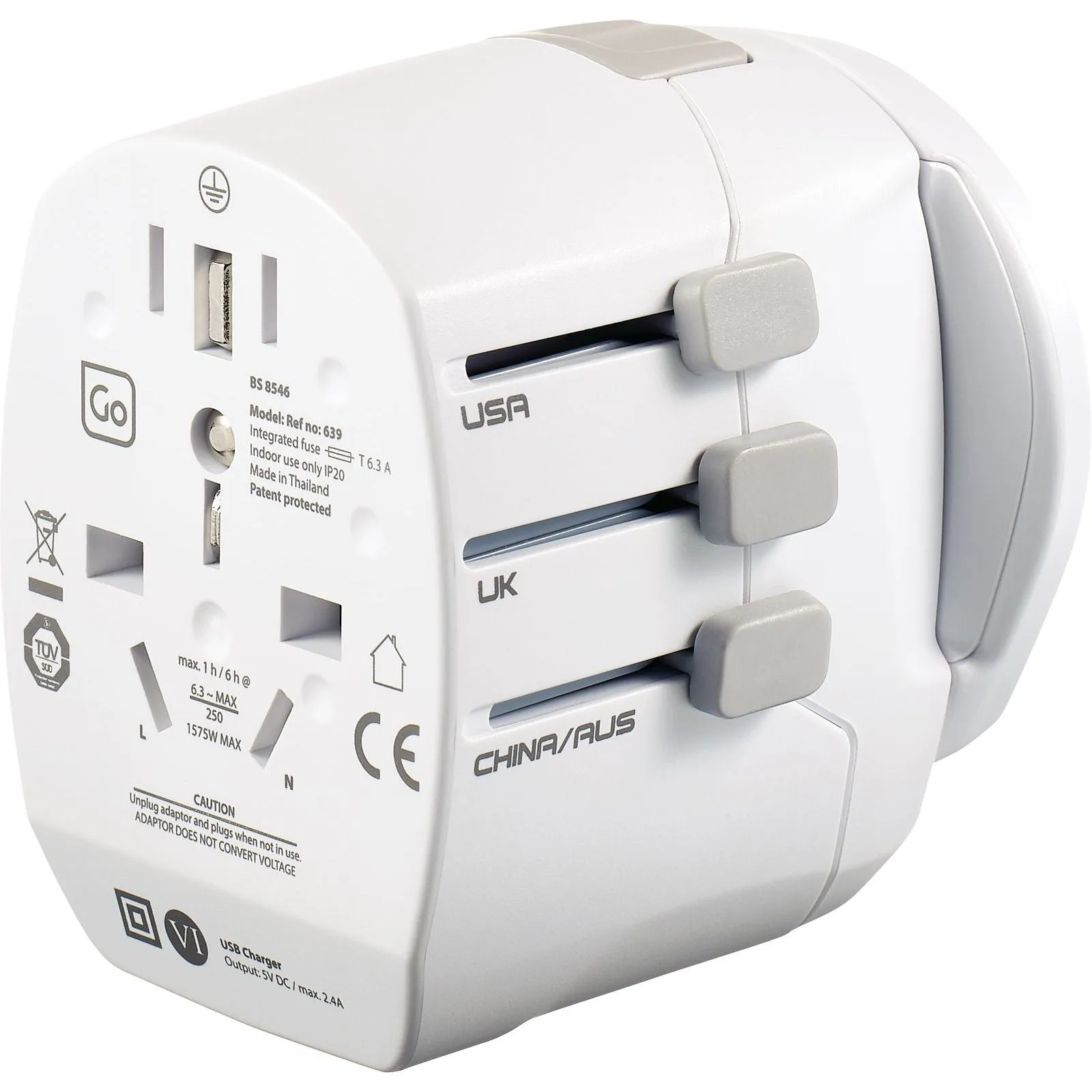 Worldwide Adapter   USB