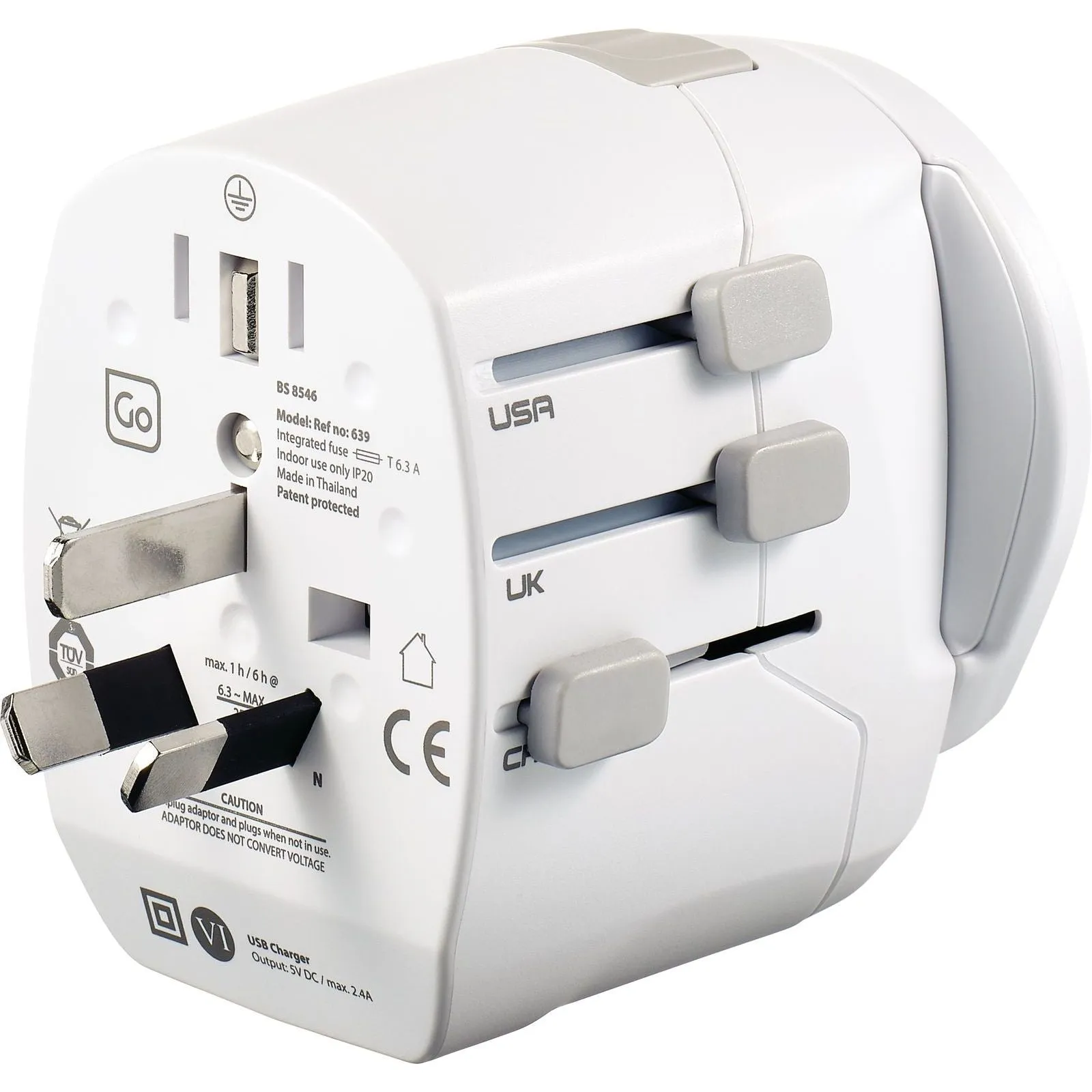 Worldwide Adapter   USB