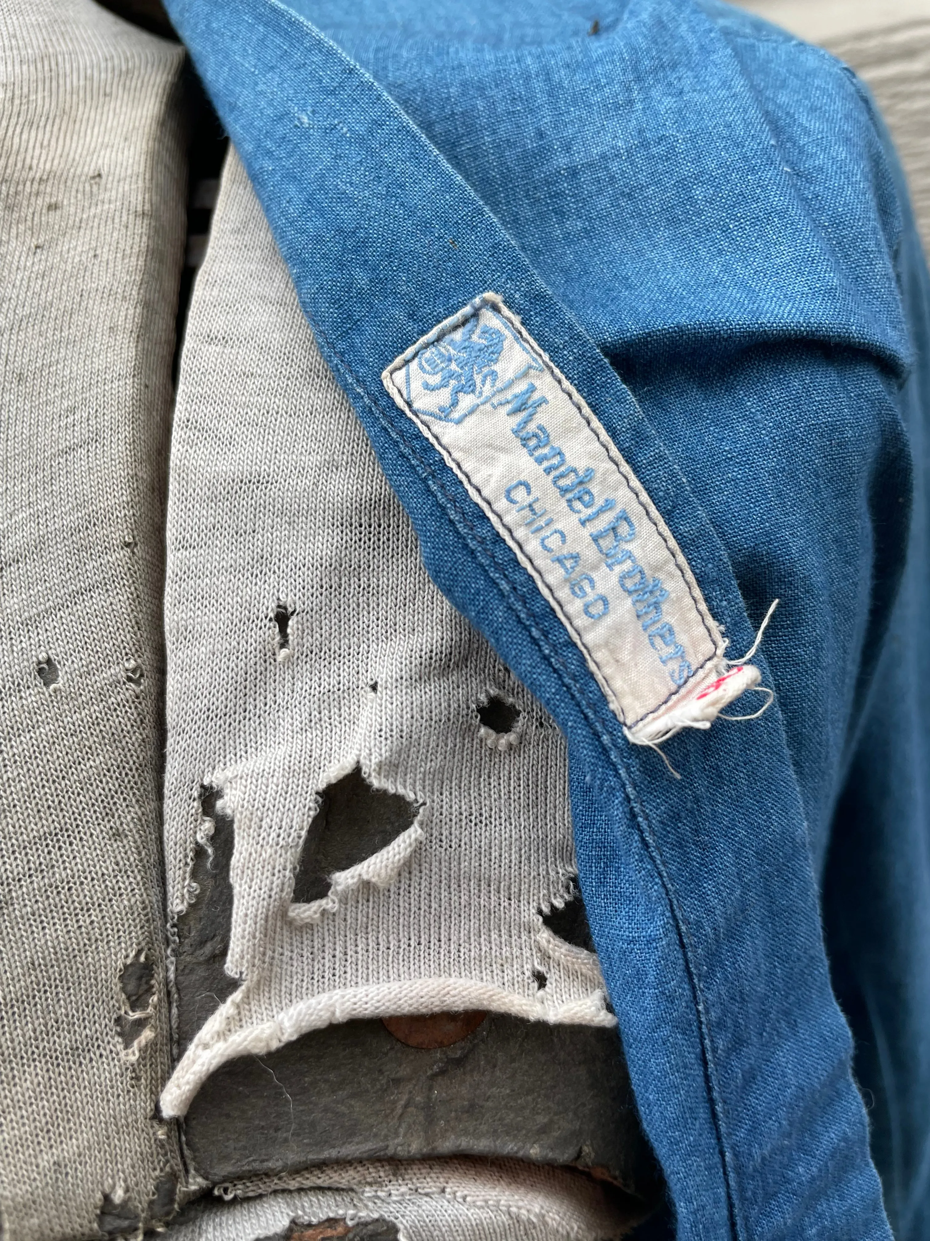 WWI Era Indigo Selvedge Workwear Dress