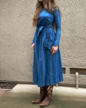 WWI Era Indigo Selvedge Workwear Dress