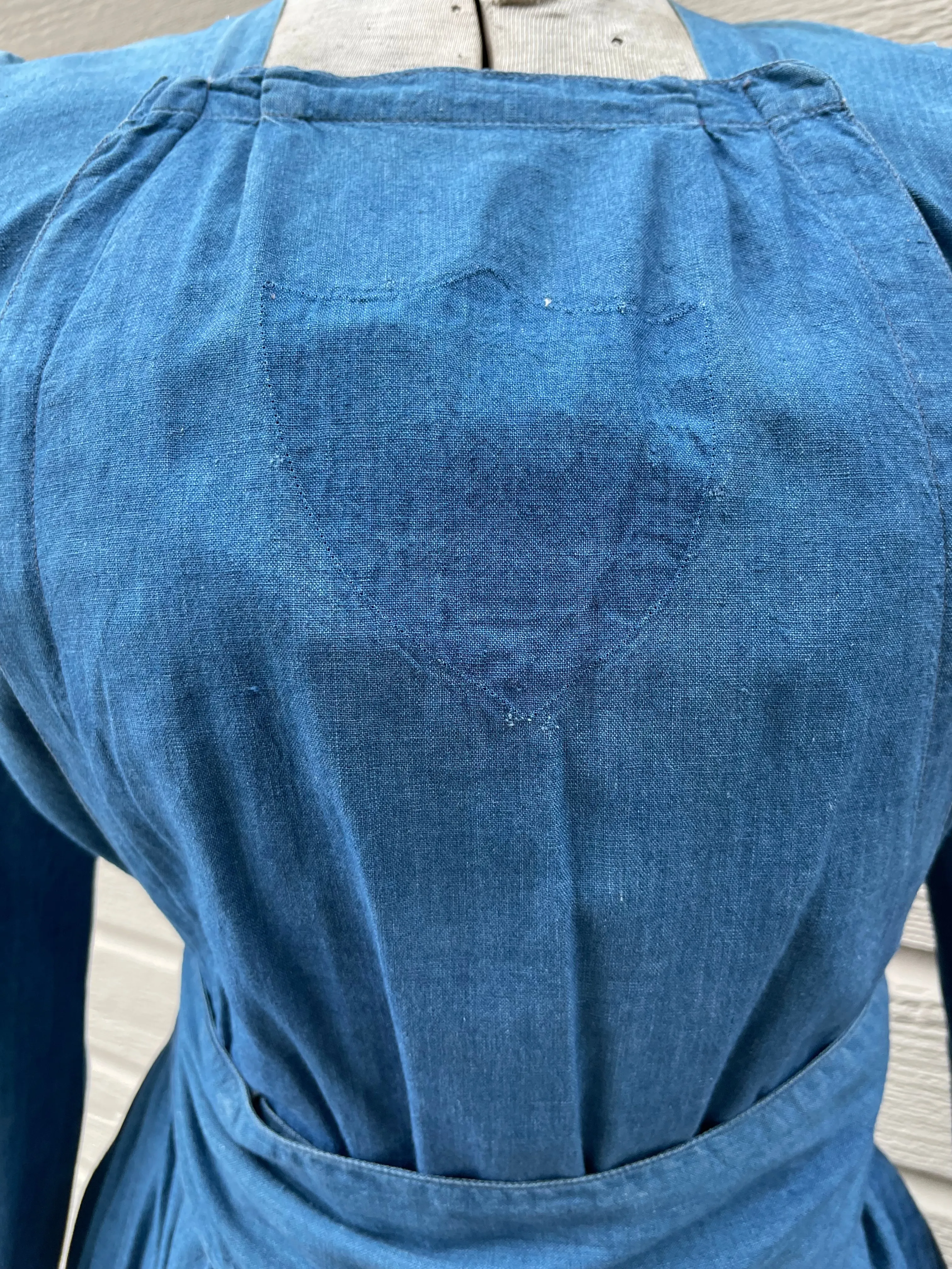 WWI Era Indigo Selvedge Workwear Dress