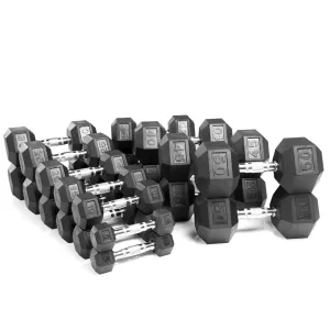 York Barbell | Dumbbells - Rubber Hex Unbranded