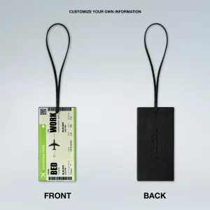 Your Own Flight Ticket Tag