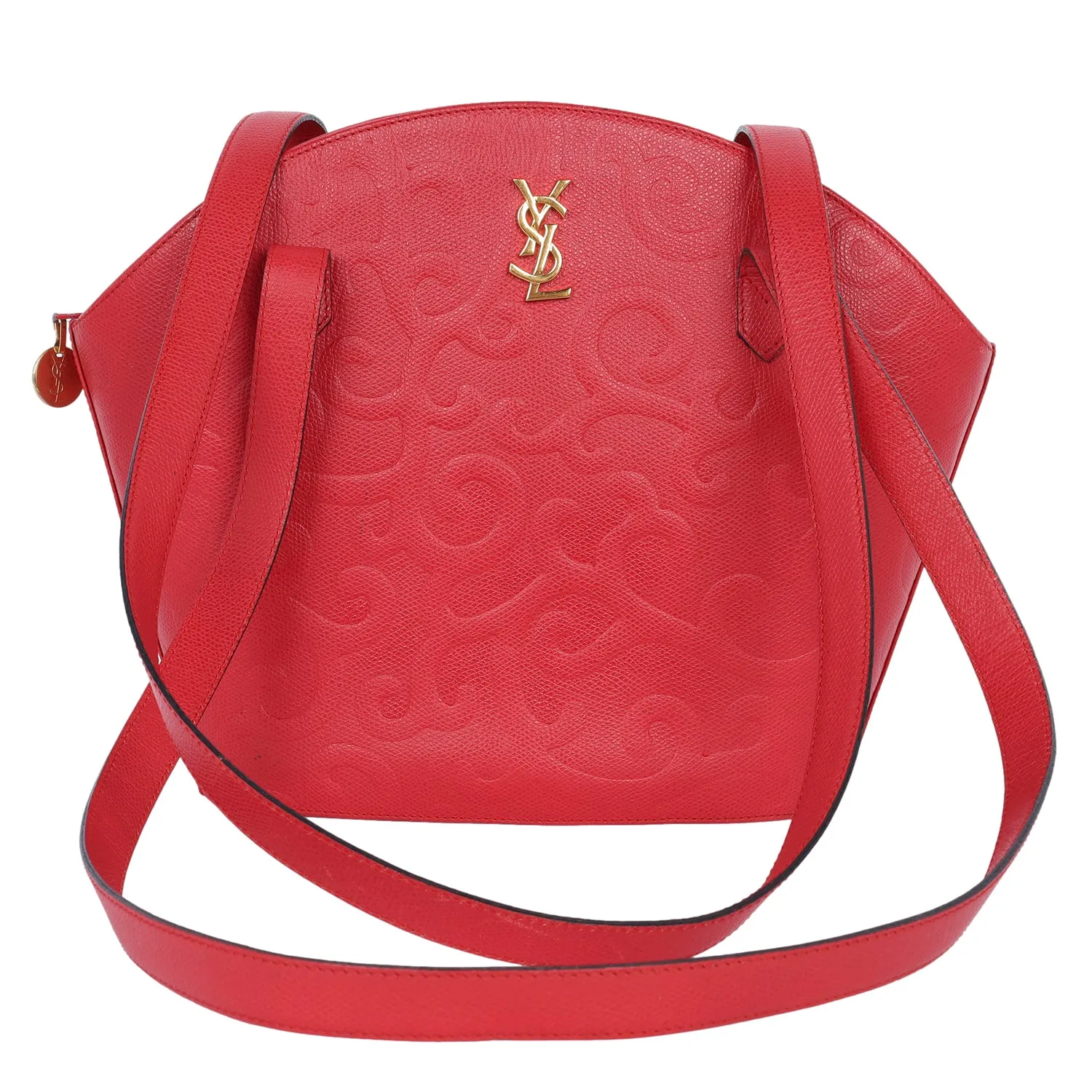 Yves Saint Laurent Arabesque Leather Shoulder Bag