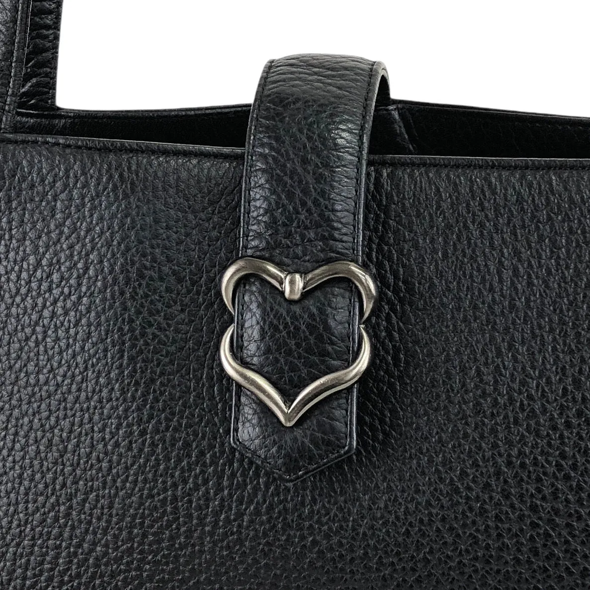 Yves Saint Laurent Logo Handbag Black Vintage ib4dvb