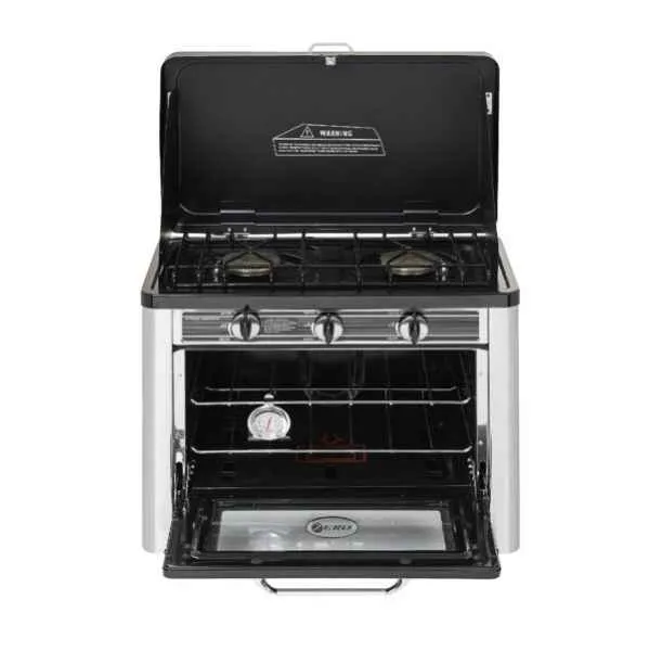 Zero Portable 2 Burner Gas Stove and Camping Oven
