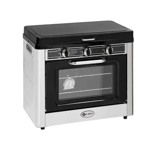 Zero Portable 2 Burner Gas Stove and Camping Oven