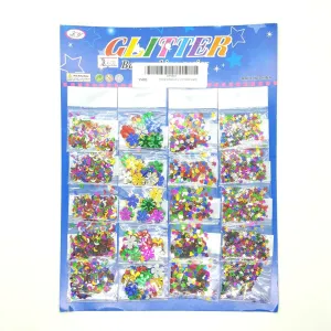Zhiyuan Glitters/Sequins in Plastic Pack  (Per Pack )